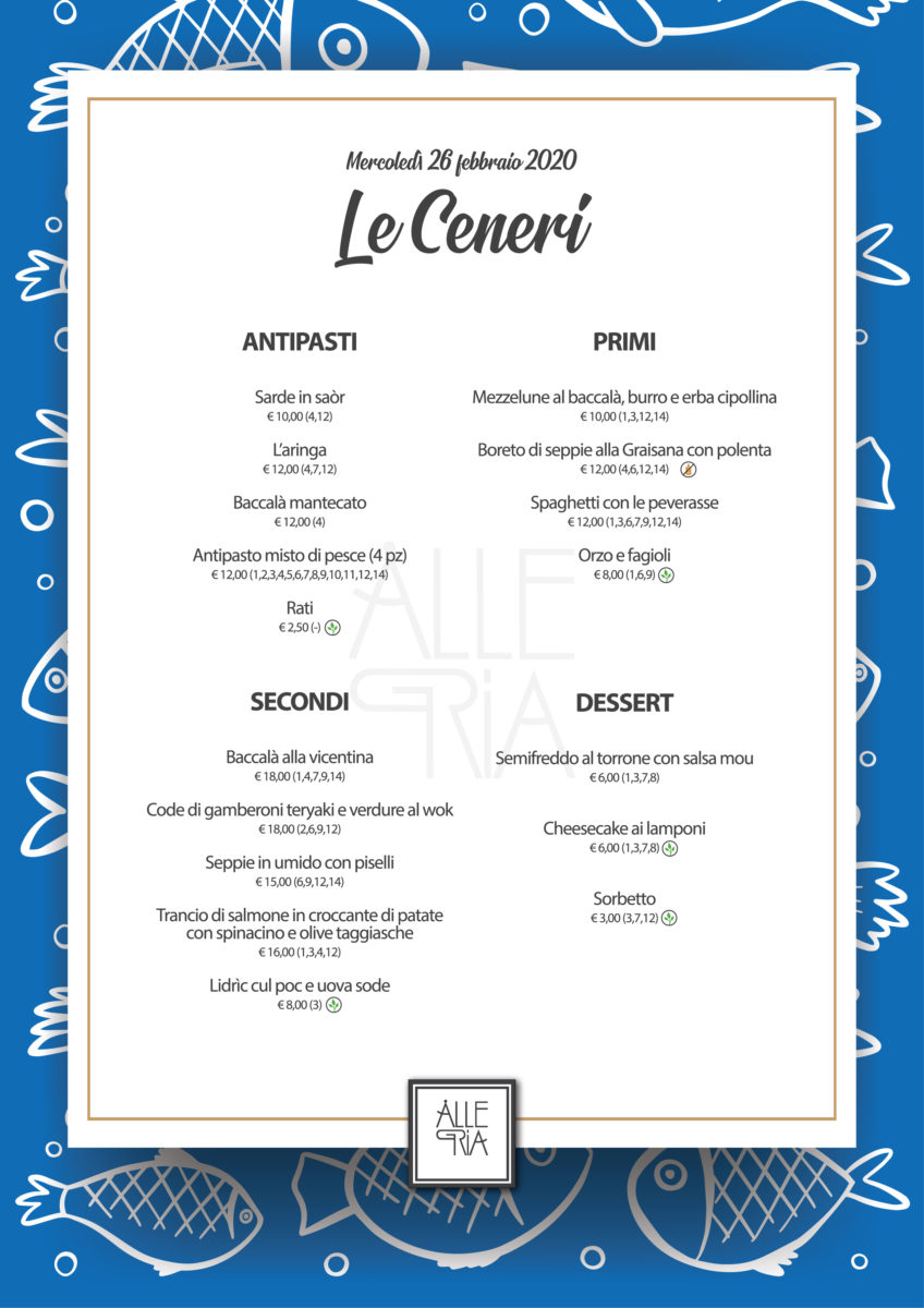 Le Ceneri – 2 Marzo 2022